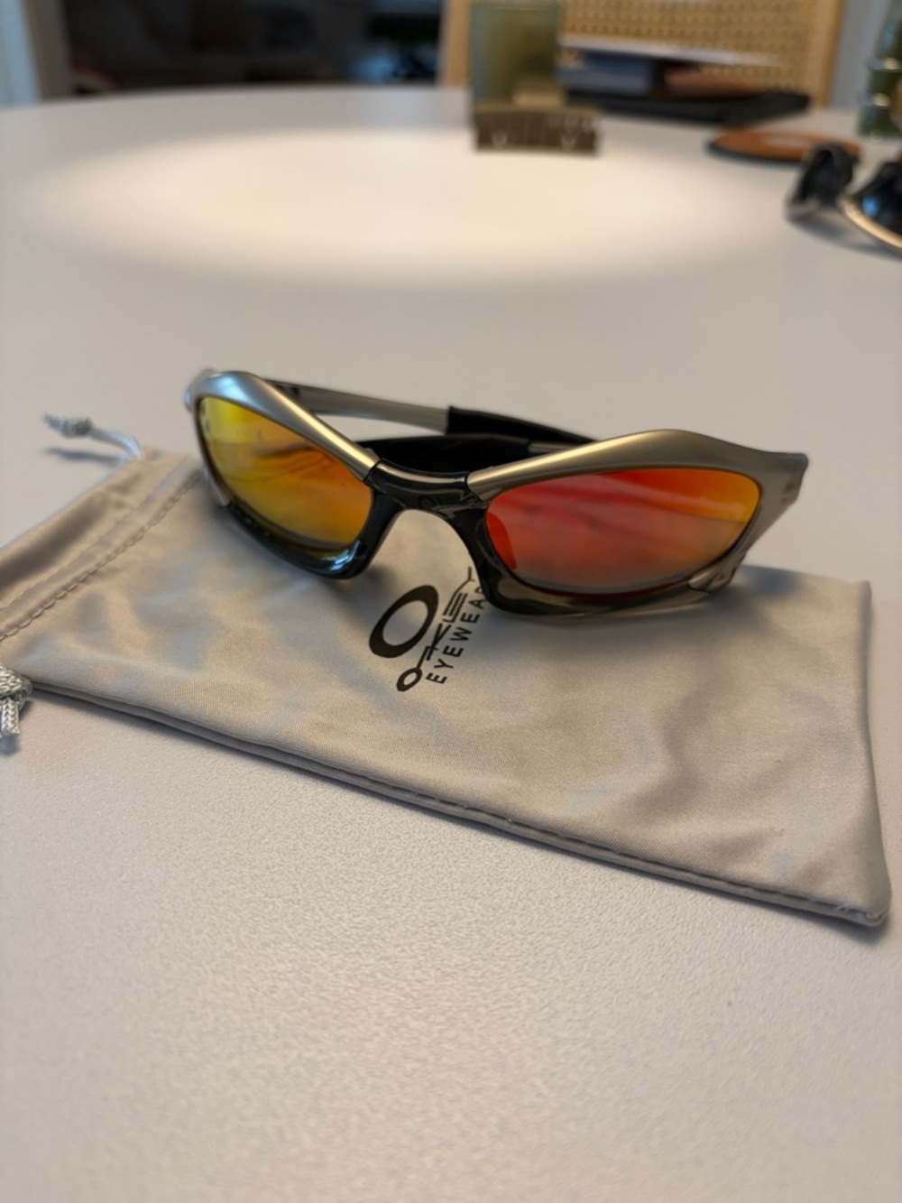 Oakley Red Yellow Reflective glasses